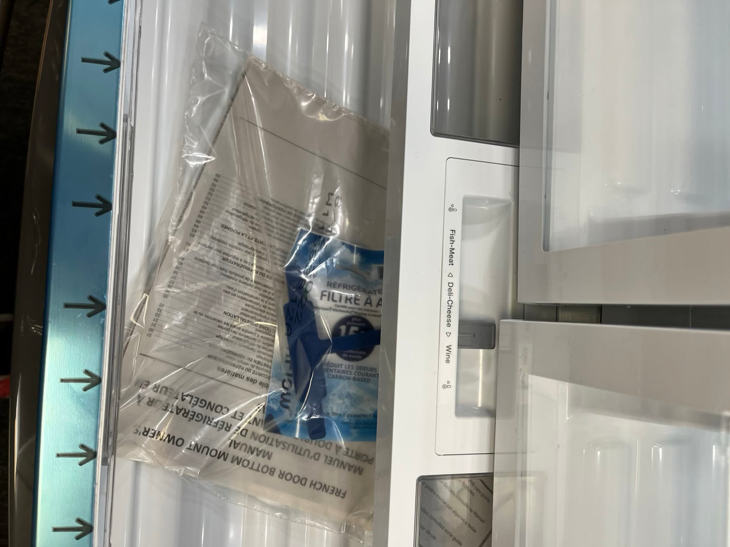 Open box | Scratch & Dent kitchenAid French door refrigerator stainless steel w/ice & water dispenser 36" # RF493JB