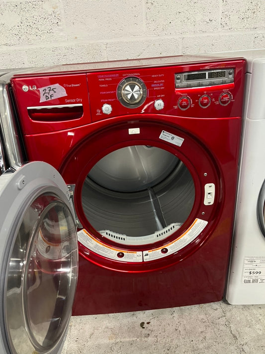 -🔥Black Friday ‼️LG Red Steam Front-Load Electric Dryer With 7.3 Cu. Ft. Capacity stackable 220v dryer 27" #EDLG51B