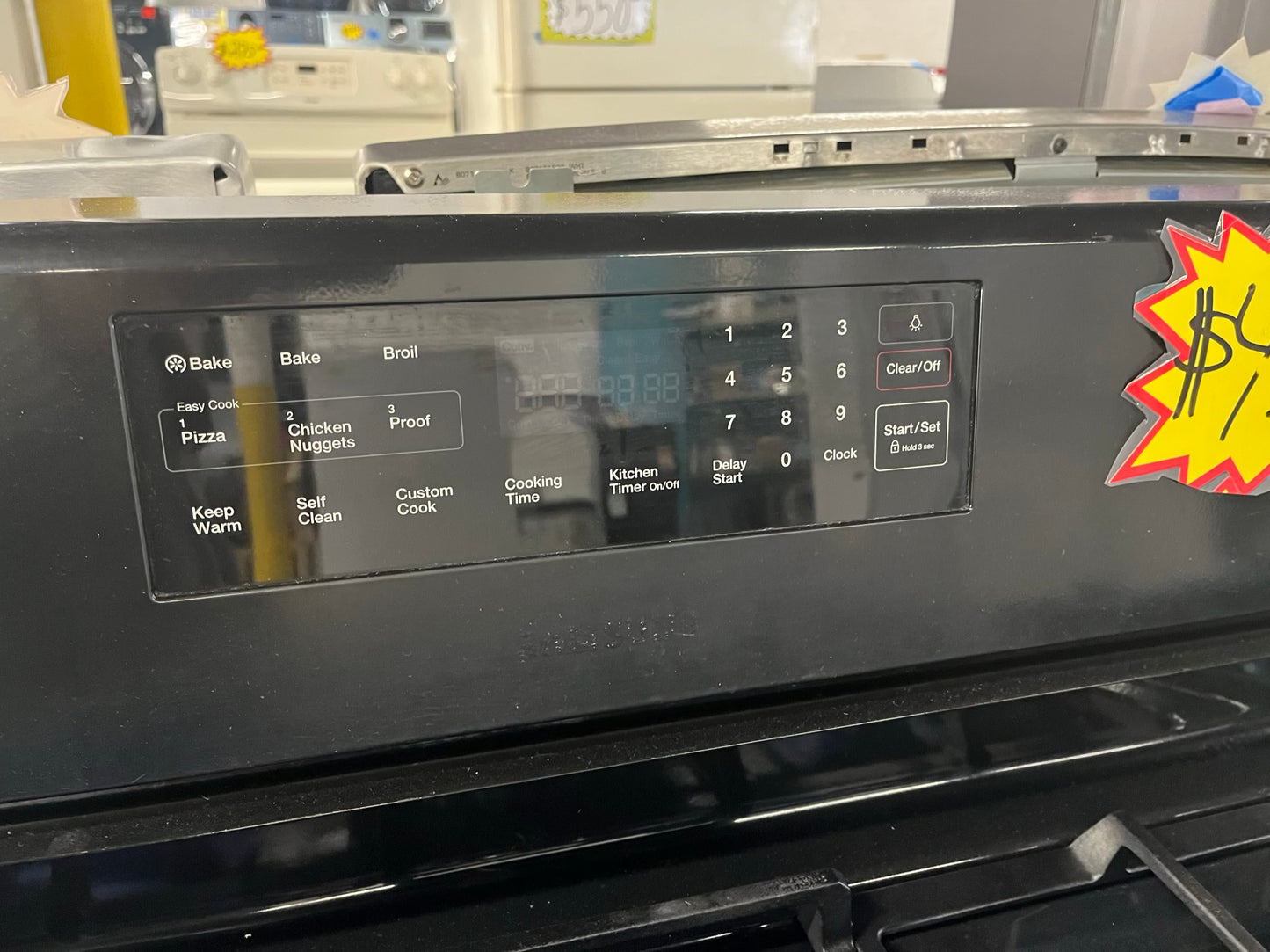 - Samsung Gas range 5 burner convection bake broil bake self clean in black #GR744LB