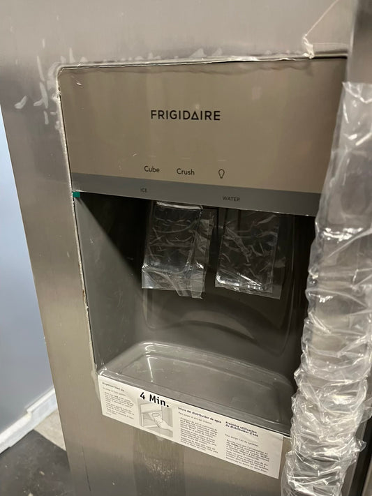 Open Box π¦ Frigidaire Side x Side Refrigerator stainless steel w/ice water dispenser  - Item number #RF729GB  33β in
