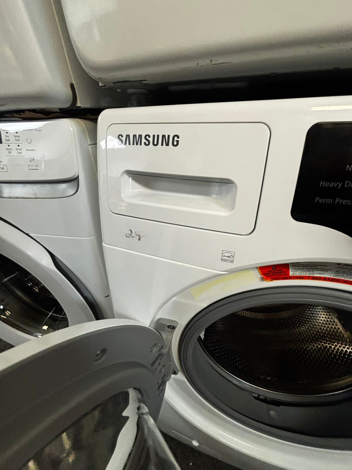 Flash Sale ⚡️Samsung front load washing machine stackable large capacity 27” #W586NB