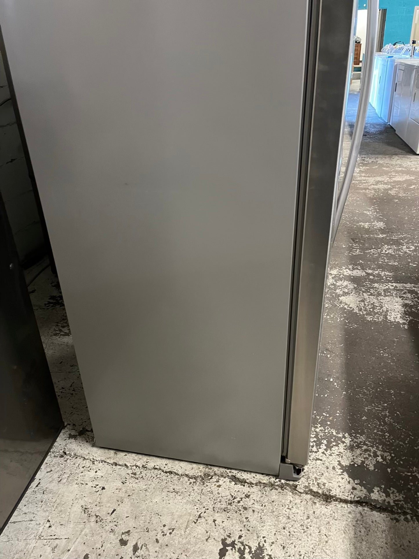 - Whirlpool Side x side Refrigerator stainless steel NO ice maker / NO water dispenser - item number #RF739AB 36” in Refurbished