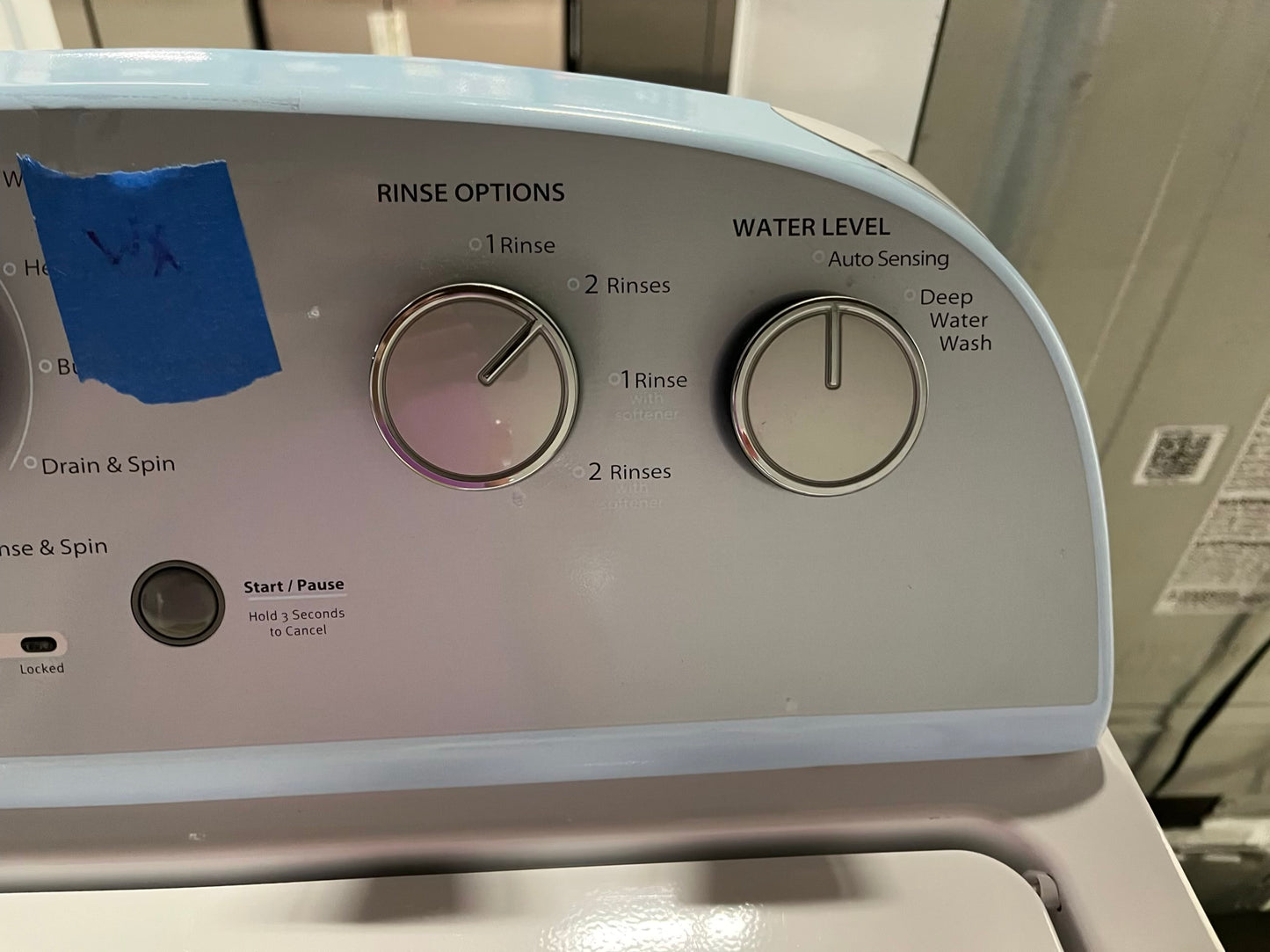 - Open Box | scratch & dent whirlpool top load washing machine w/ agitator large capacity 27" 4.0 cutt #W668CB