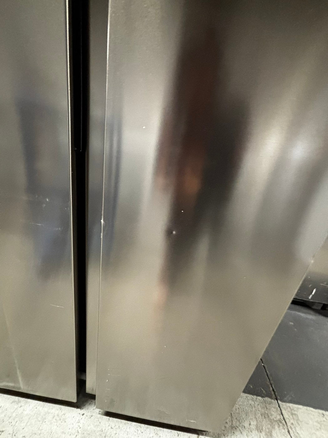 Open box | Scratch & Dent Frigidaire counter depth side x side refrigerator stainless steel w/water & Ice dispenser 35.5" 2”wide 21.4cu.ft. #RF225CB