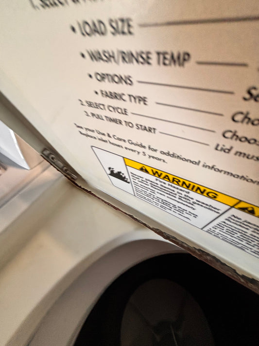 >Special 🎉🎈Whirlpool Top load washing machine w agitator 27" in good condition,used-Refurbished #WTX43B