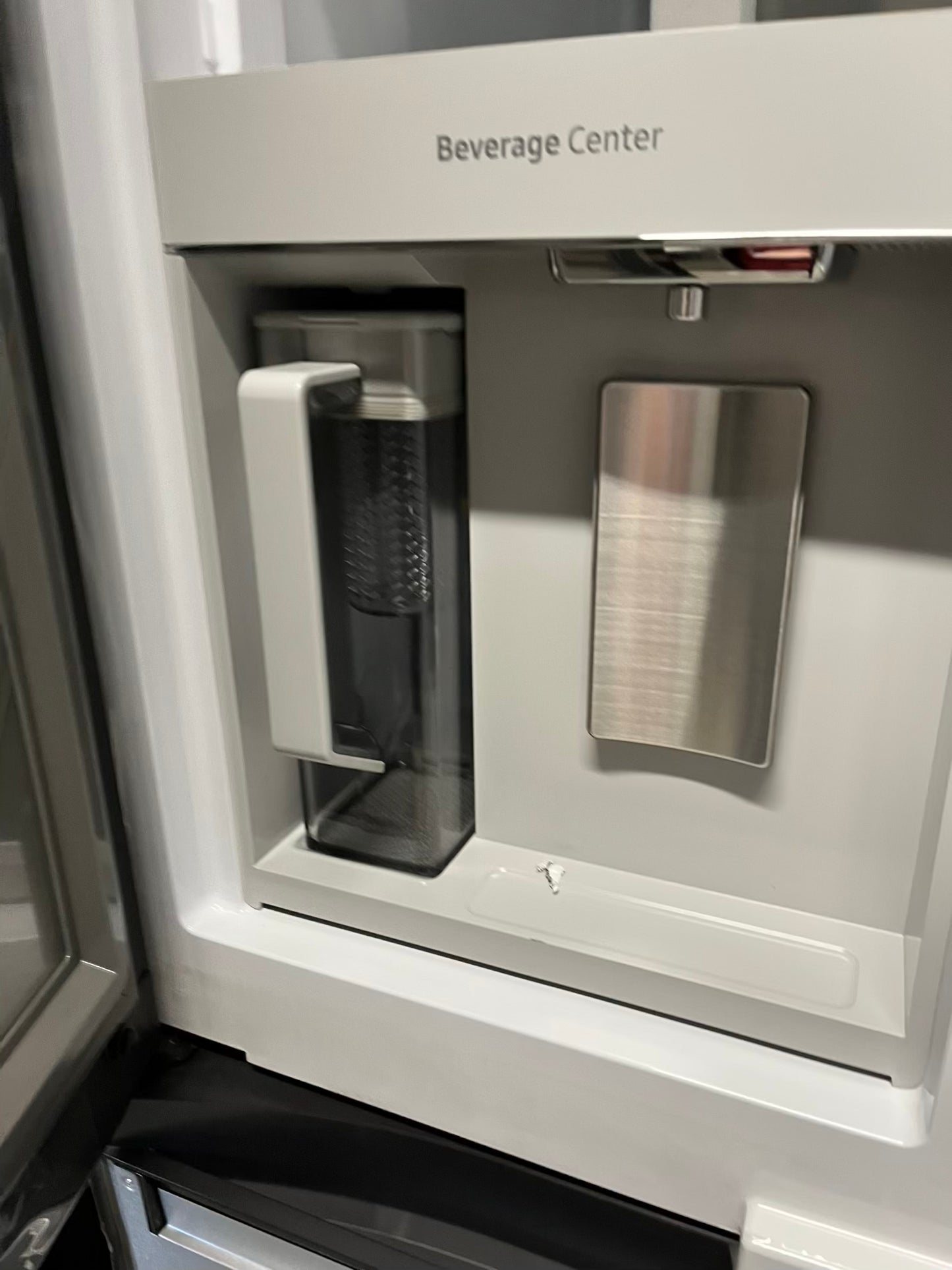Open Box 📦 | Scratch & dent - Samsung 36 Inch panel ready Smart 4-Door French Door Refrigerator 29 cu. ft. Beverage Center, FlexZone™ Drawer, Dual Auto Ice Maker, Twin Cooling Plus, Wi-FI Enabled, ENERGY STAR® #RF841YB