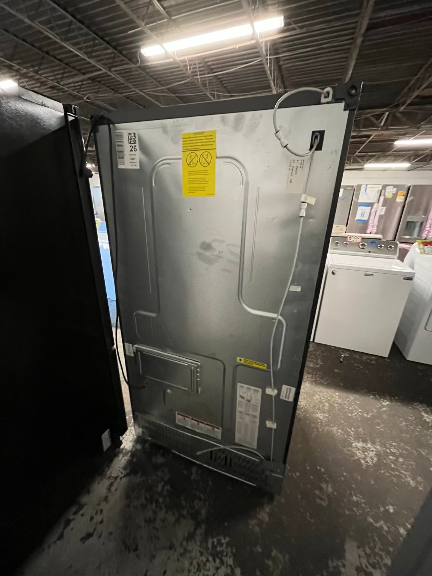 - GE French door Refrigerator stainless steel w/ ice water dispenser 36" #RF739PB