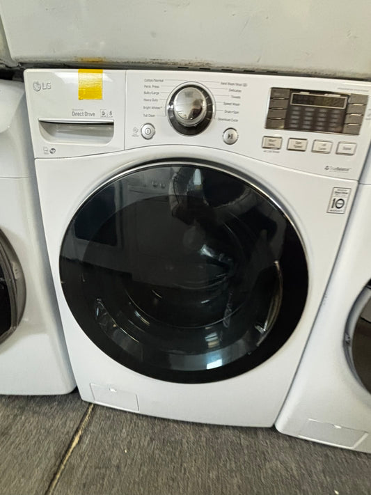 -📢black Friday sale 🦃 LG front load steam washer 4.5cu.ft large capacity stainless steel drum used-refurbished #FW156L