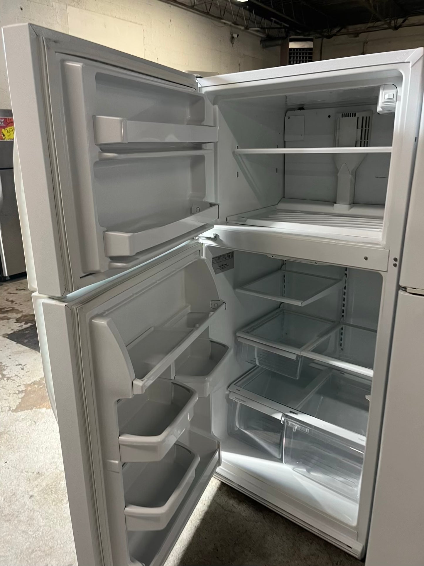 - Kenmore top freezer refrigerator in white used refurbished 30’ #RF334TAB
