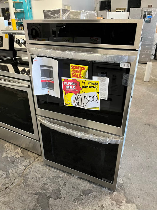 - Open Box 📦 | scratch & dent LG 9.4 cu. ft. Smart Double Wall Oven with InstaView®, True Convection, Air Fry, and Steam Sous Vide Go to  Model #WDEP9427F