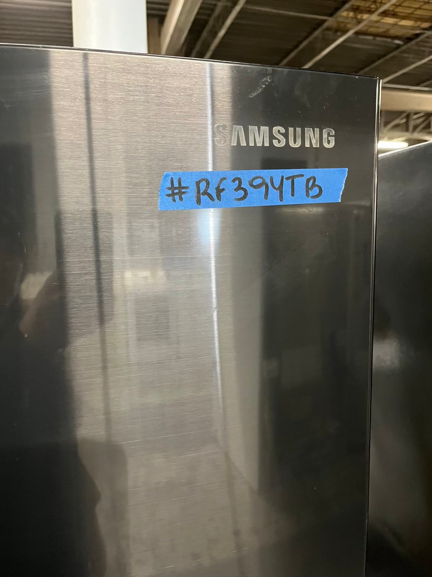 - Samsung French door refrigerator black stainless steel w/ice maker 30” #RF394TB