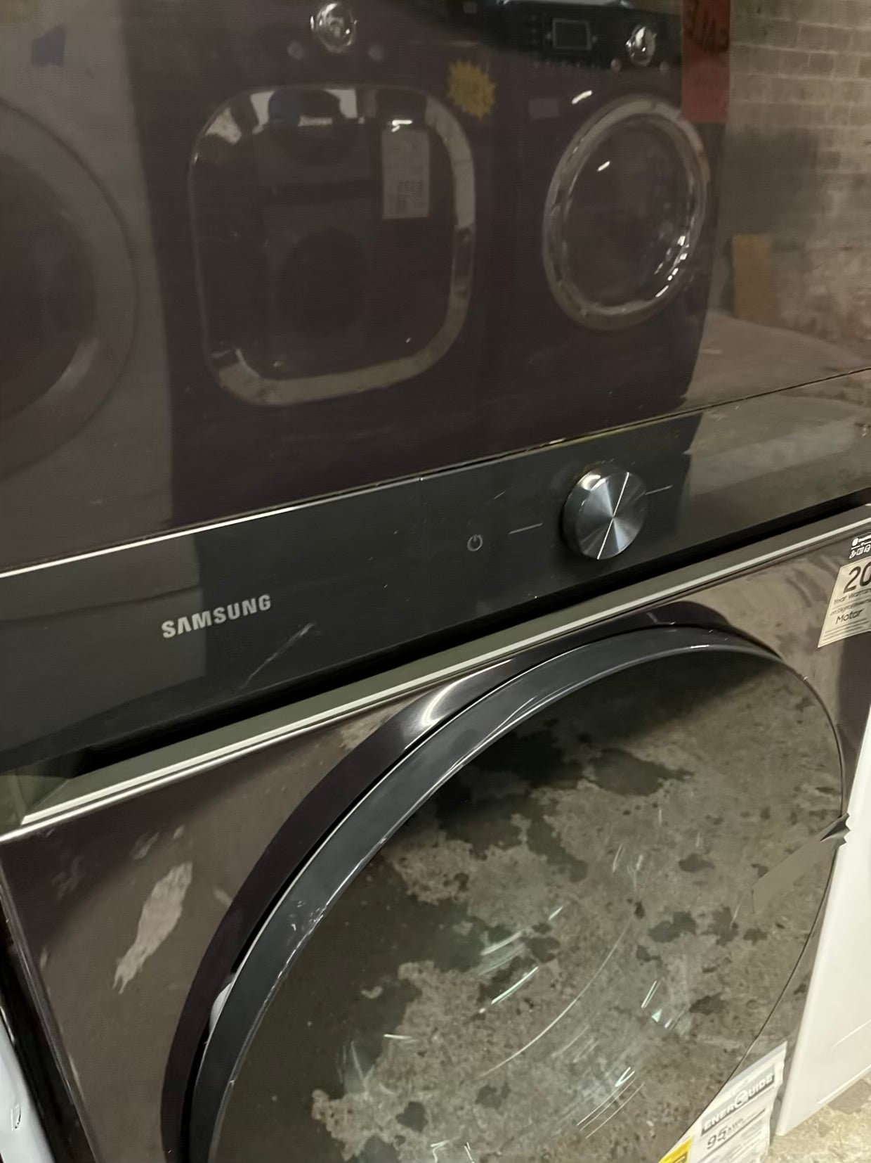 Open Box 📦 | Scratch & Dent Samsung bespoke WashTower GAS Single Unit Al Front Load Washer 4.6 cu ft & Dryer 7.6 cu ft 27" in #WD631FB