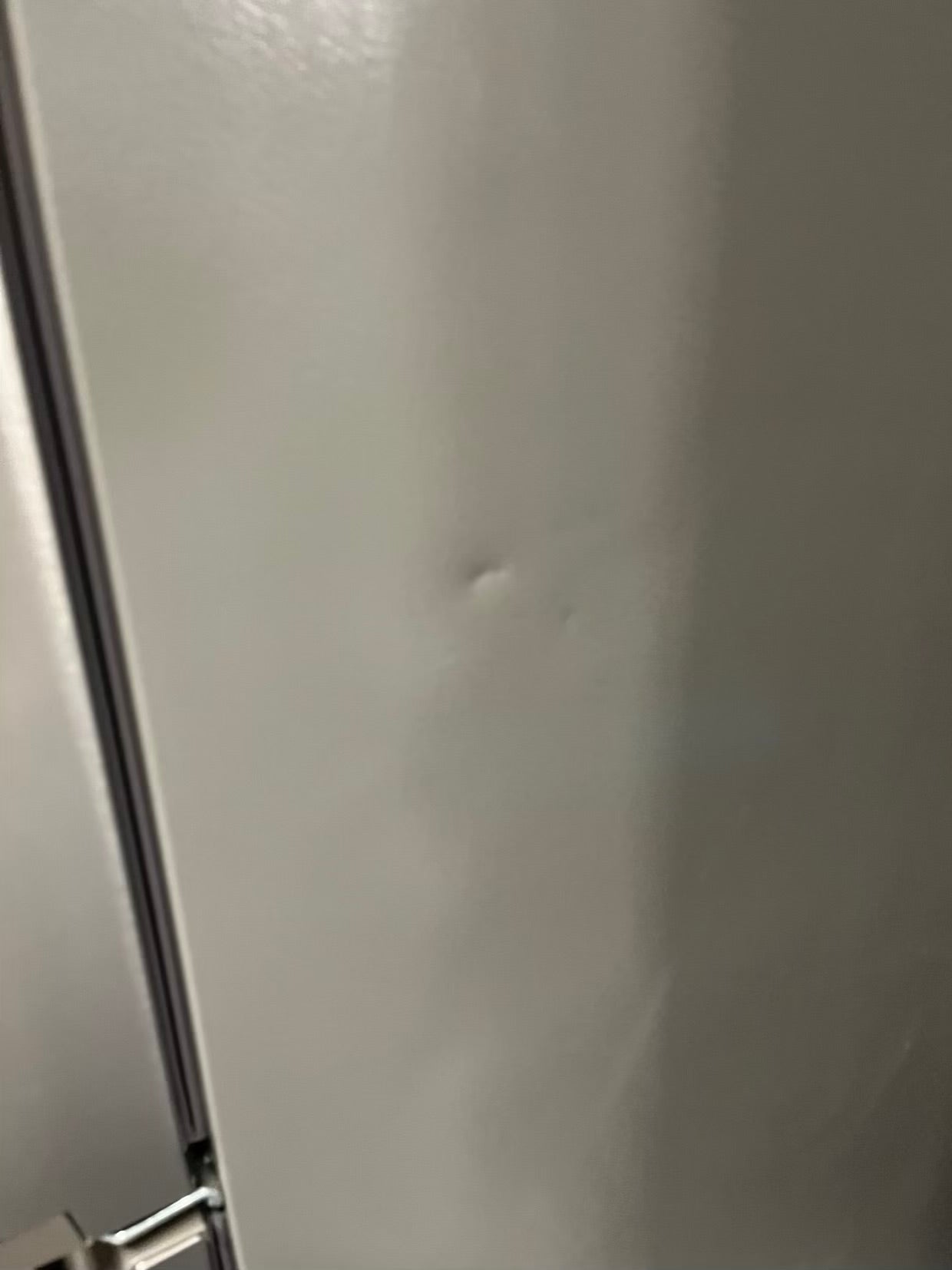 Open Box Haier four door refrigerator stainless steel counter depth 28" no ice maker #RF492KB