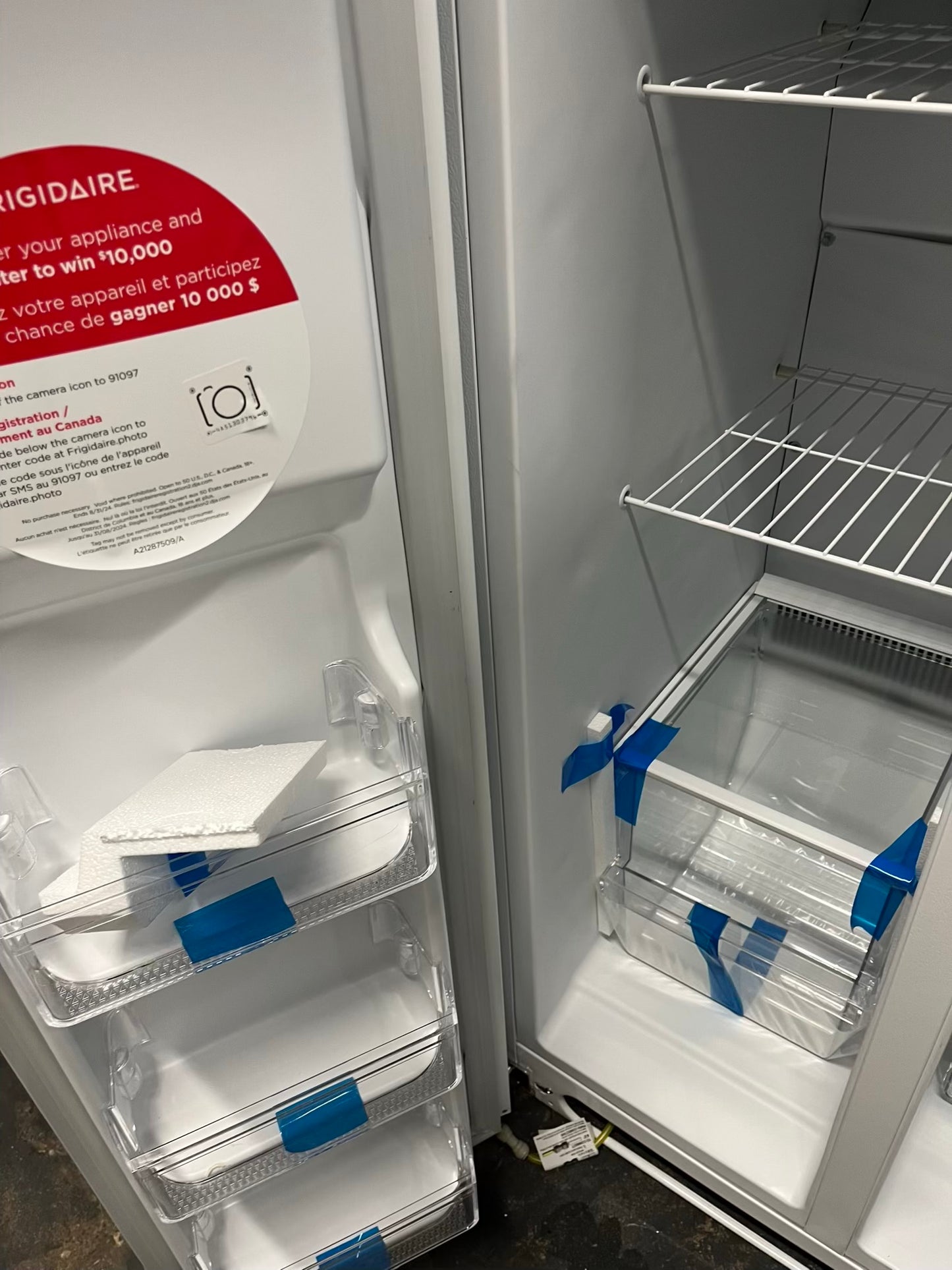 Open Box 📦 | scratch & dent Frigidaire refrigerator w/ice water dispenser in white 36" #RF837YB