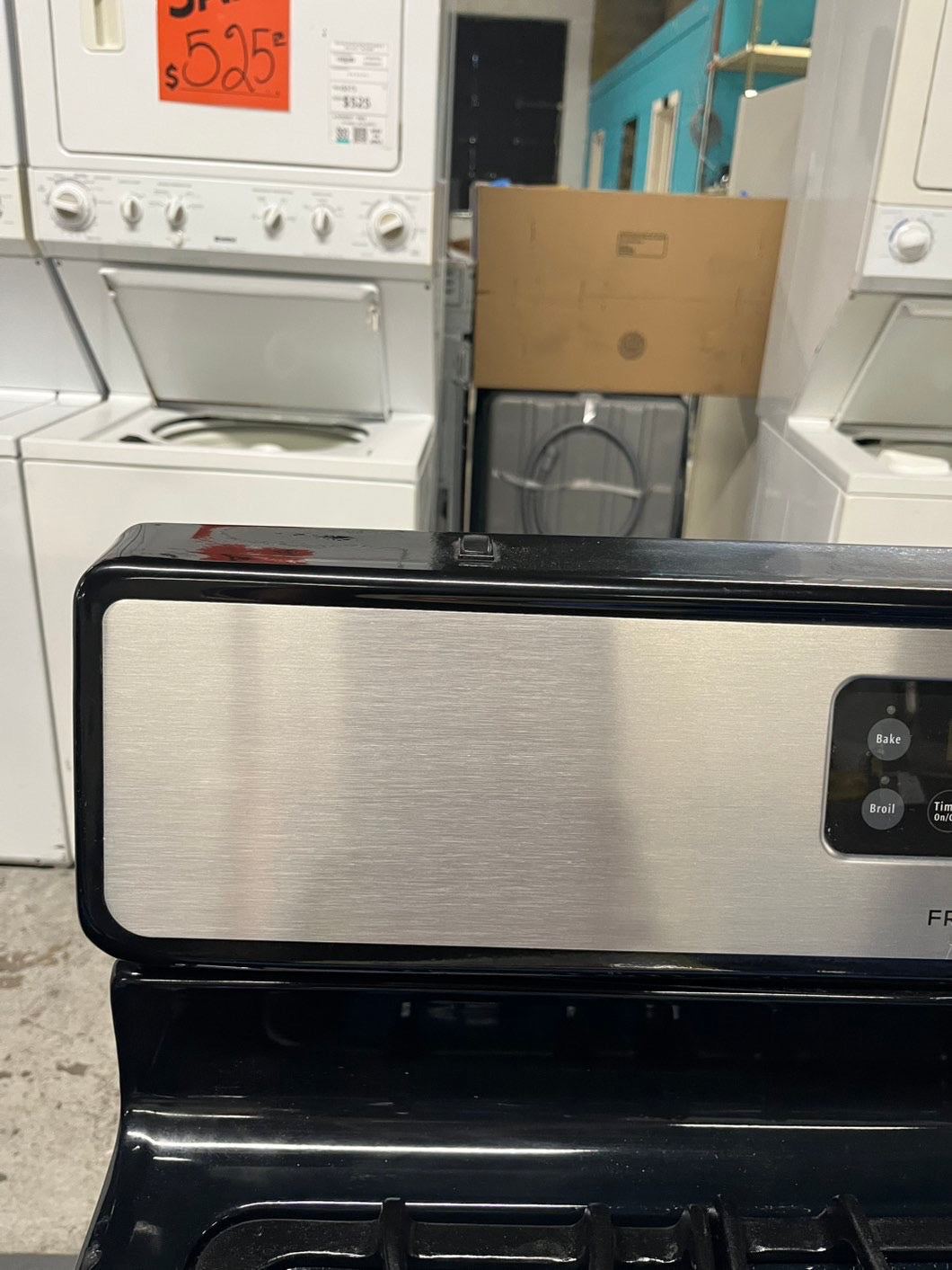 💥FLASH SALE ⚡️Frigidaire gas range 5 burner bake broil stainless steel Refurbished 30" Refurbished #GRS67B