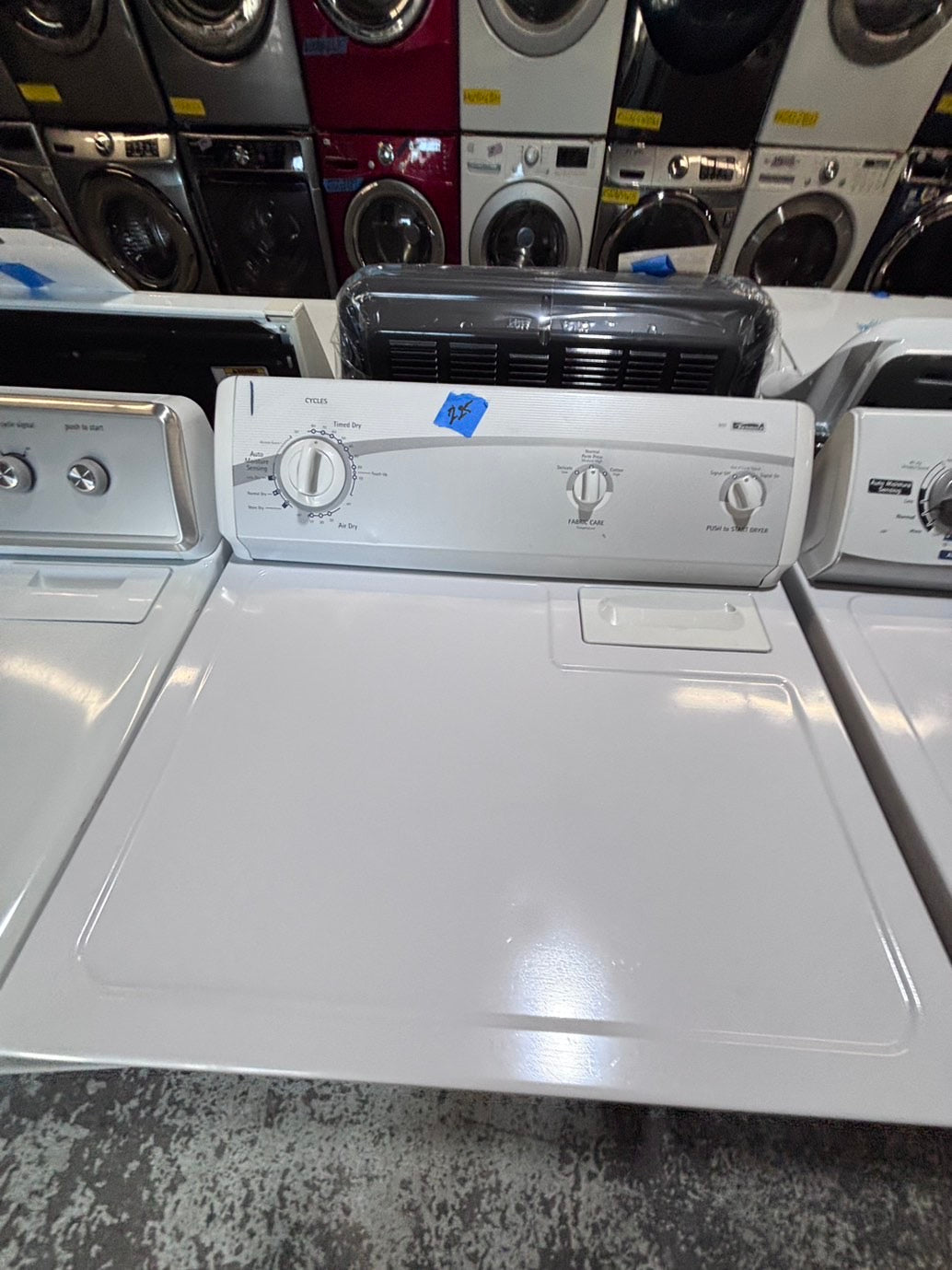 >*Kenmore 29” large capacity electric dryer 220v side by side used-refurbished #KEM441B