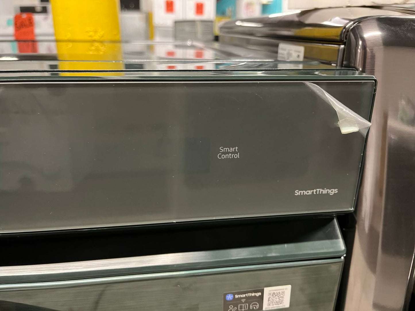 Open Box Samsung Smart things Dryer electric 220v front load stackable stainless steel drum large capacity 27" #ED349KB