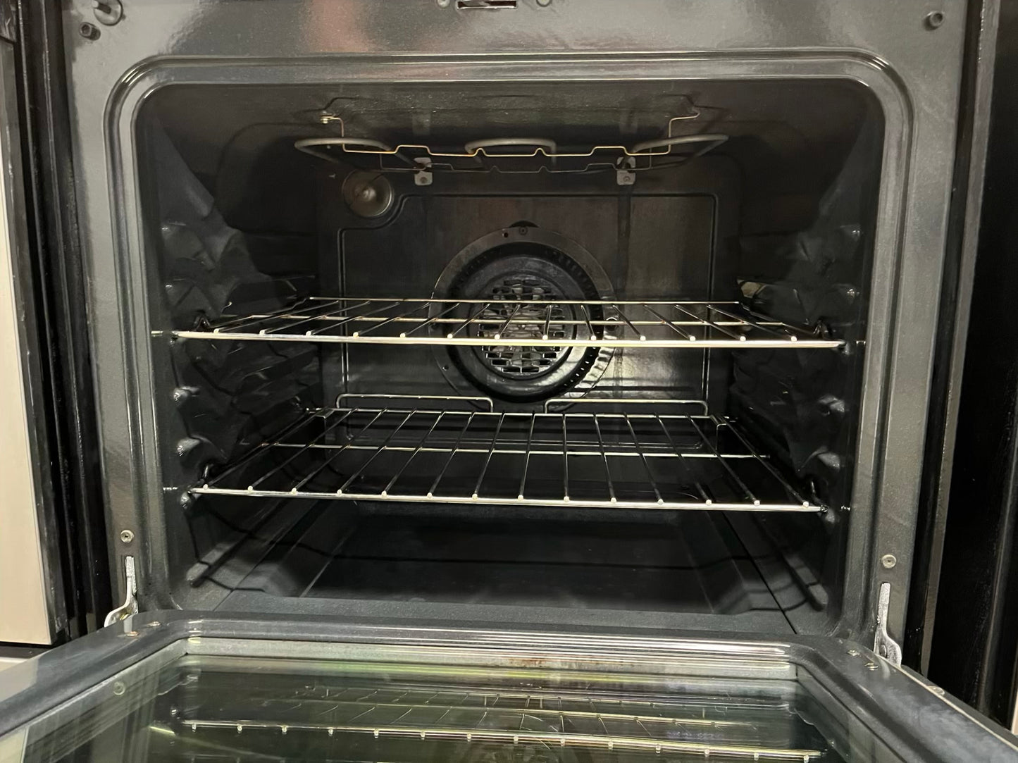 Frigidaire Gallery electric 220v range 5 burner warm zone convection bake broil self clean stainless steel 30" #ER518DB