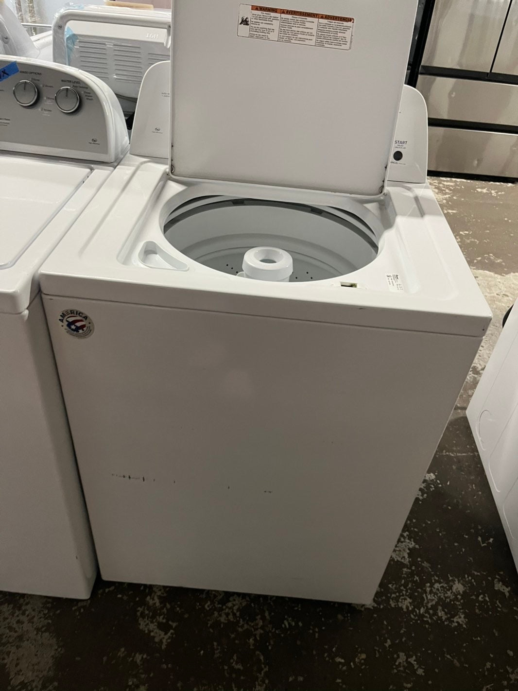 =🎉🥳Amana Top load washing machine w agitator 27" used-Refurbished #WTA456B