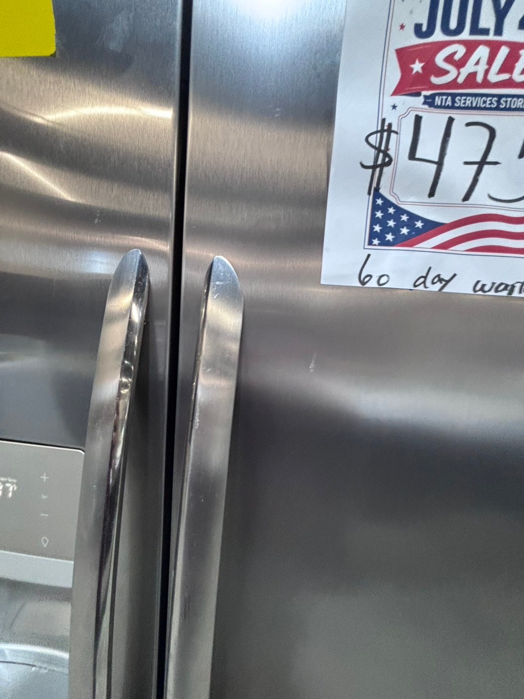 >*early July 4th sale🇺🇸36”frigidaire counter depth side by side door fridge stainless steel w/ice water dispenser 36” #FRG24AAB