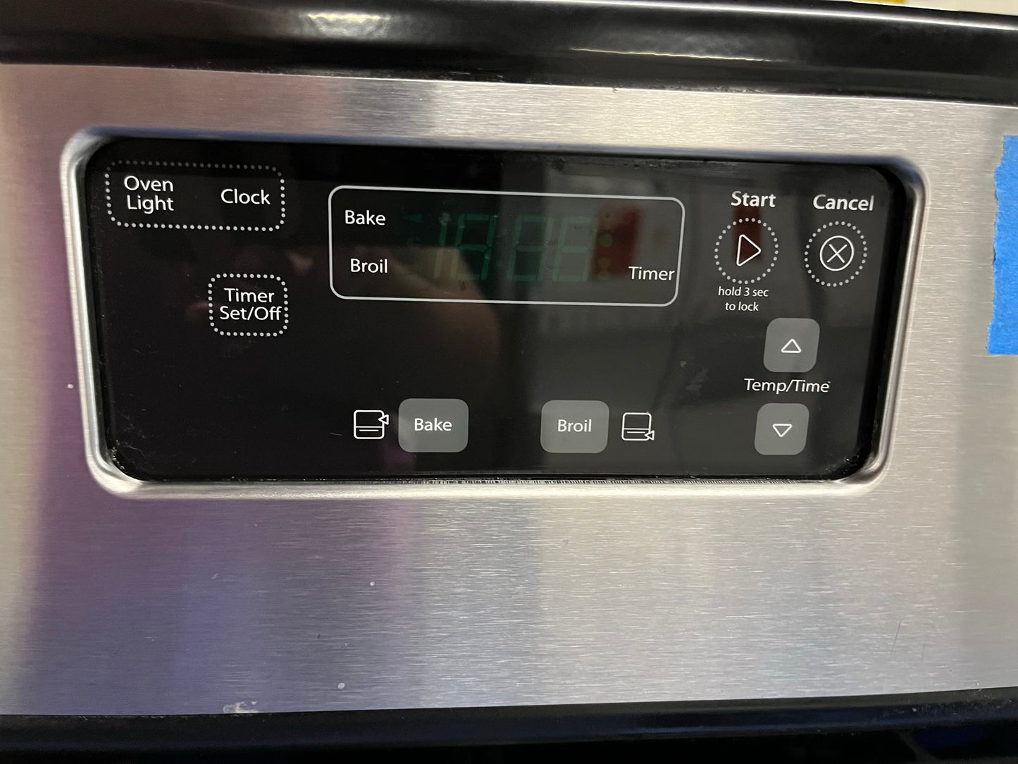 - Whirlpool gas range Propane 5 burner stainless steel bake broll 30" RefurbIshed #GR390PB
