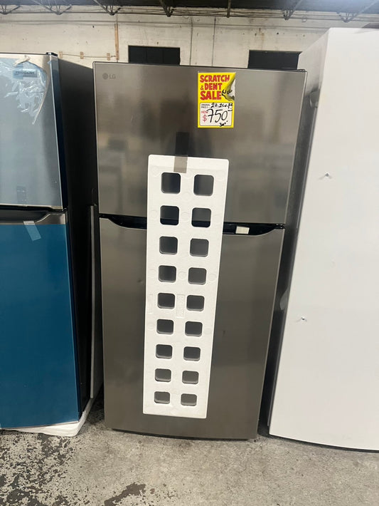 Open box 📦 New S/d LG 30 in. W 20 cu. ft. Top Freezer Refrigerator w/ Multi-Air Flow and Reversible Door in Stainless Steel,ENERGY STAR #RFLG208B