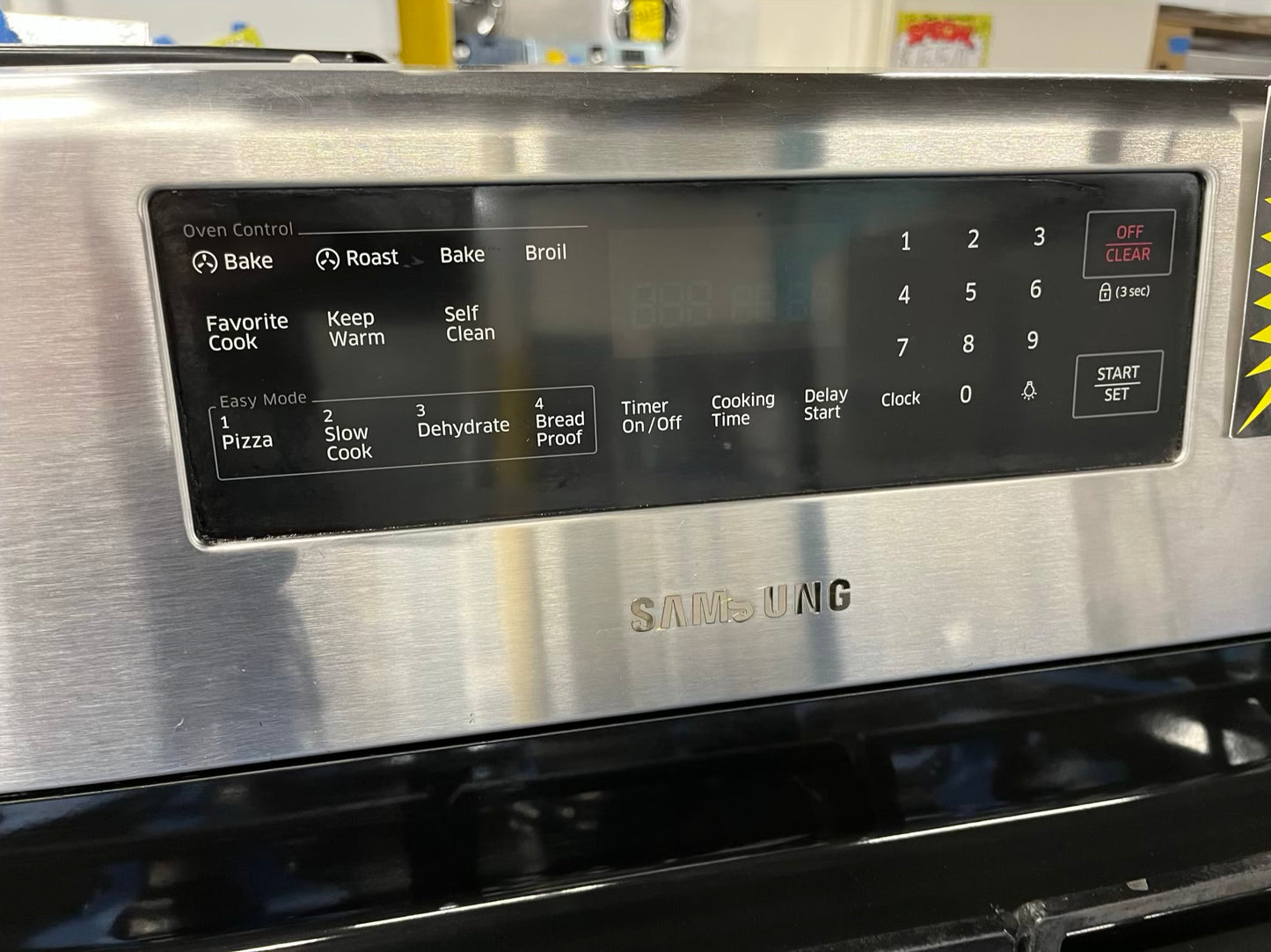 Samsung gas range 5 burner bake broil roast dehydrate self clean stainless steel I 30" Refurbished #ER276UB