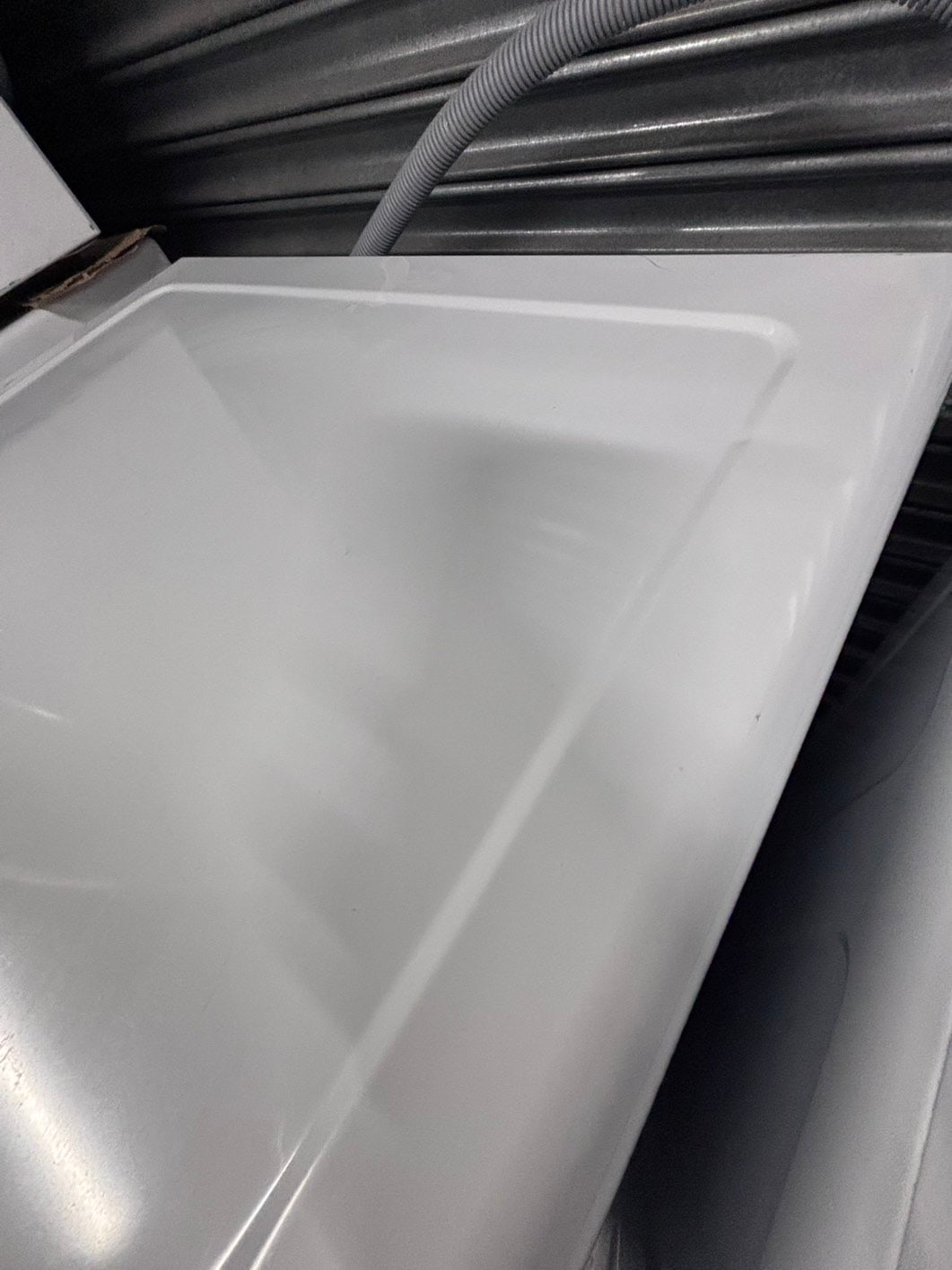 >Samsung white washer 4.5cu. ft. Large capacity, 27” stackable or side by side used-refurbished #SW4PB