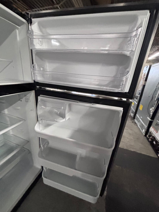 > Frigidaire 18cu.ft top freezer refrigerator stainless steel used refurbished 30” #RF7P1B