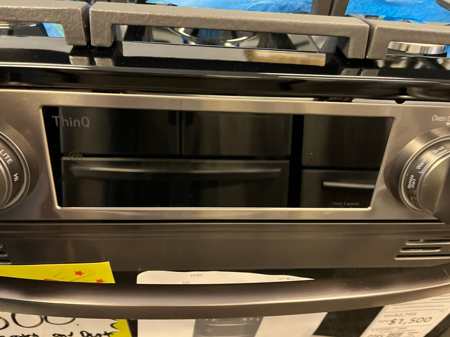 Open Box 📦 LG 6.9 cu. ft. Smart Slide-In Double Oven Gas Range 5 burner slate with ProBake and InstaView, model number LTGL6937F #GR739ZL