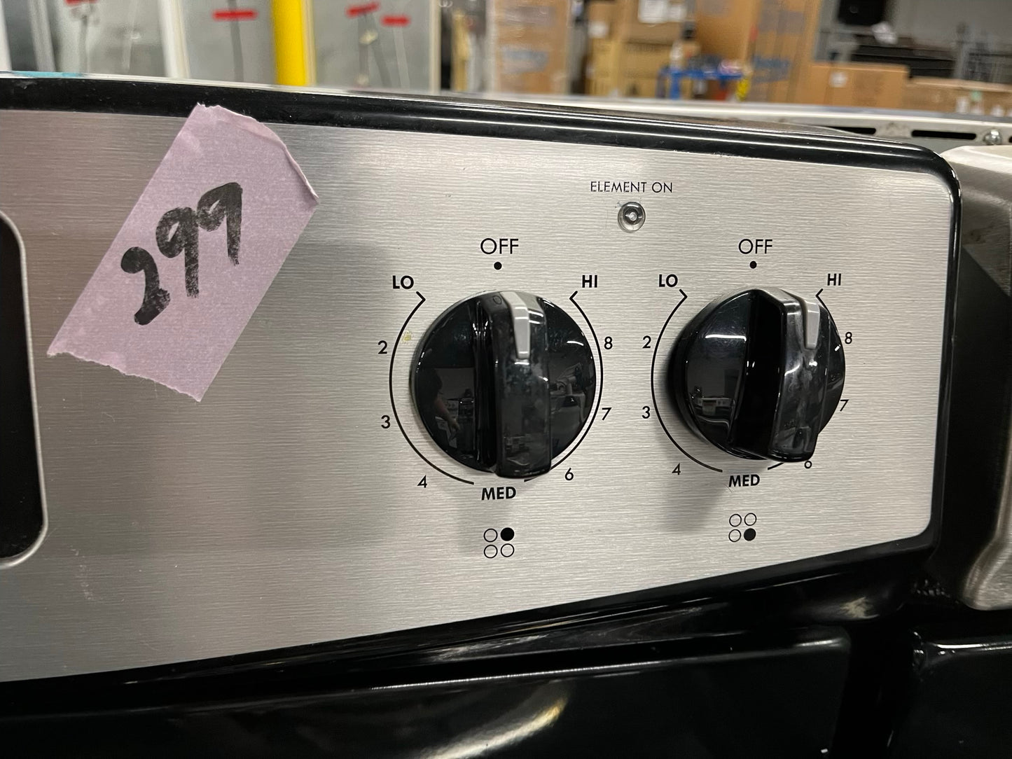 Kenmore electric 220v range coil 4 burner bake broil self clean stainless steel 30" #ER488KB Refurbished