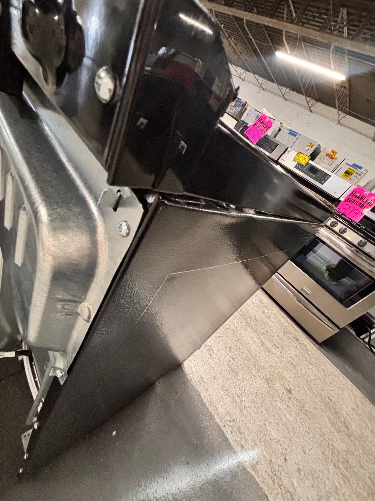 >Scratch & Dent slide-in whirlpool Air fry Gas Range 5 burner in black Stainless Steel convection oven bake broil 30” #WPRA12B