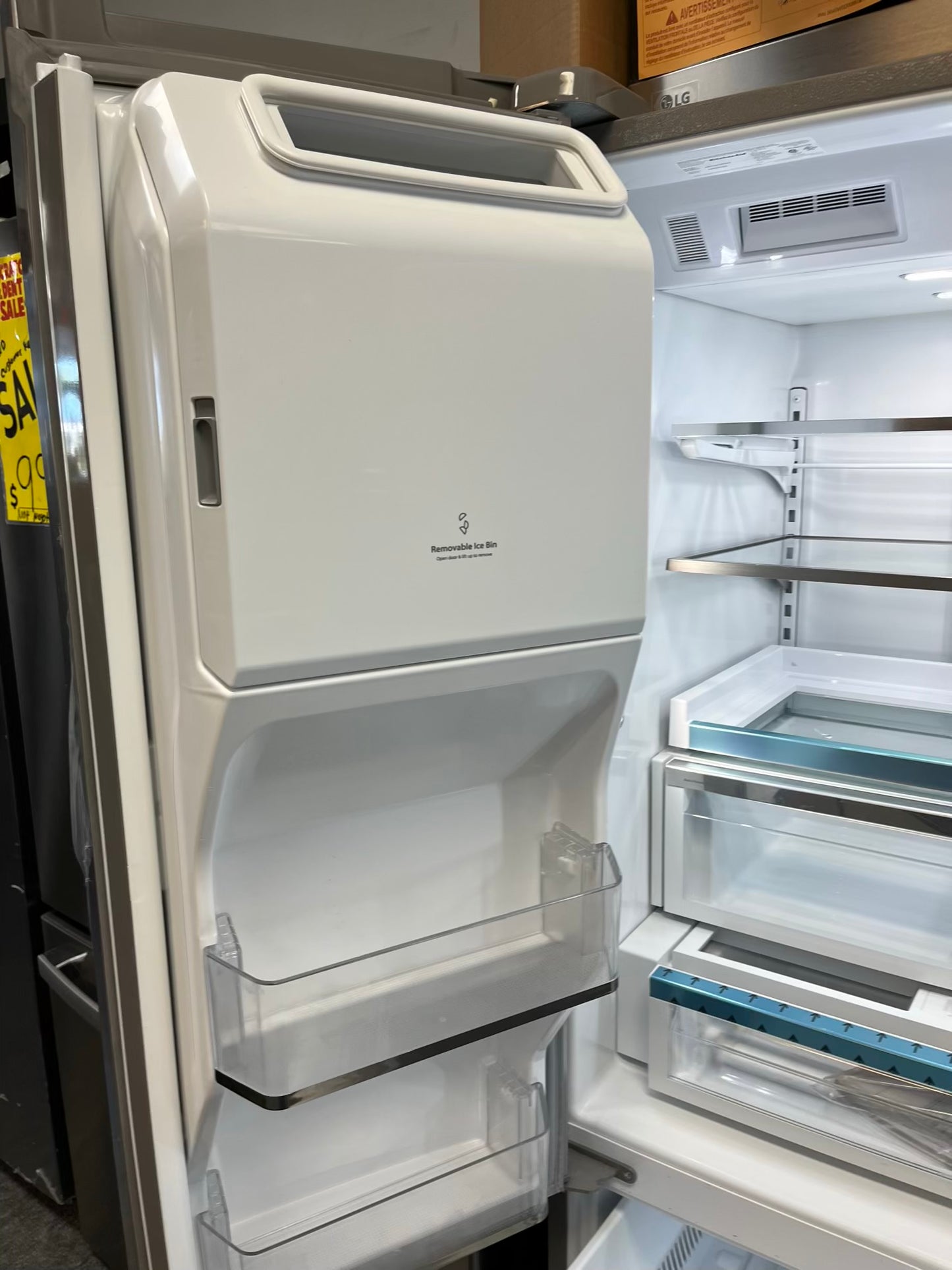 Open box | Scratch & Dent kitchenAid French door refrigerator stainless steel w/ice & water dispenser 36" # RF493JB