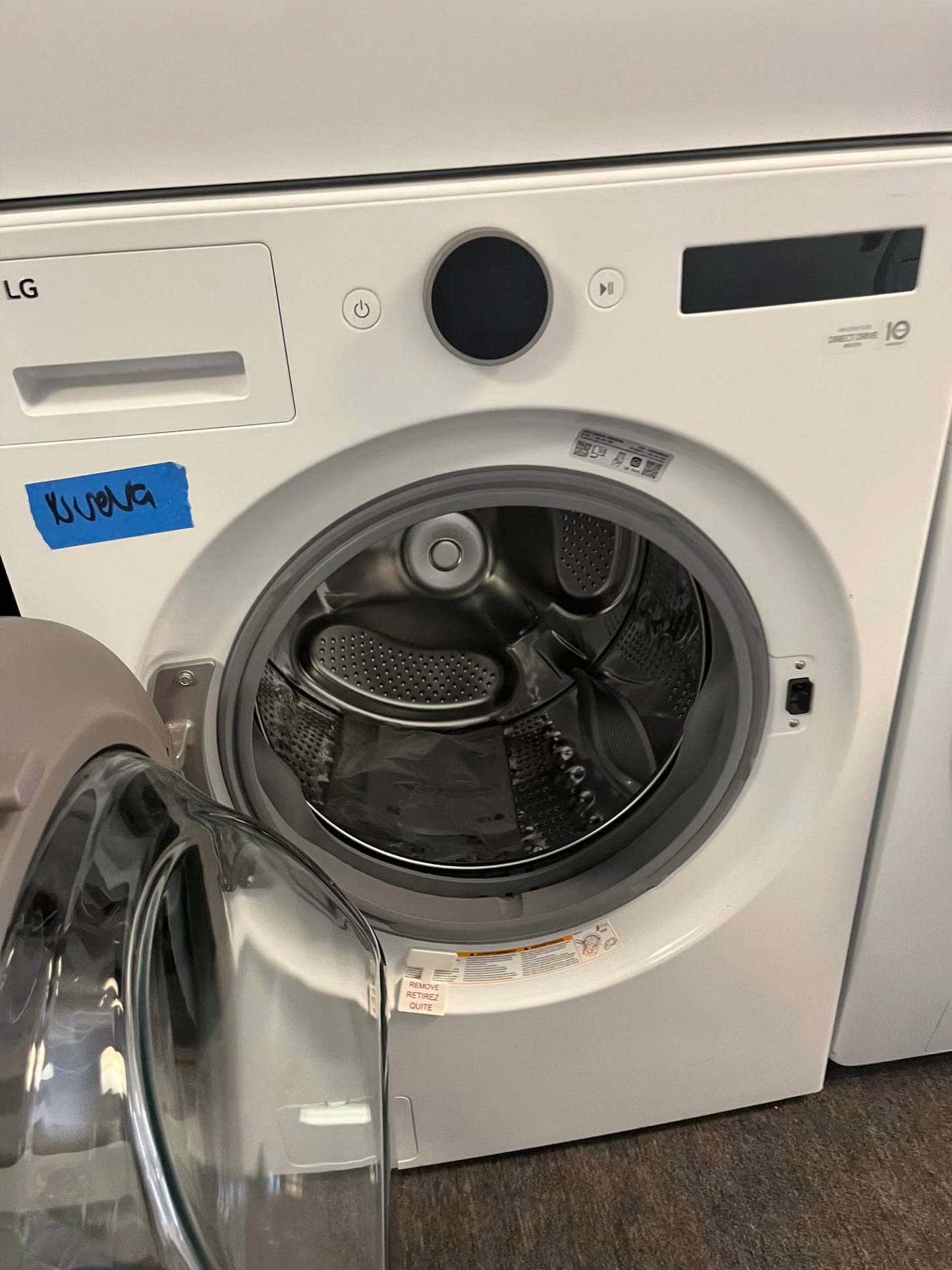 - Open Box Scratch & Dent 4.5 cu. ft. Capacity Smart Front Load ENERGY STAR Washer with TurboWash® 360° Al & 7.4 cu. ft. Electric Dryer 220v Sensor Dry & TurboSteam™ 27" In #WD633CB