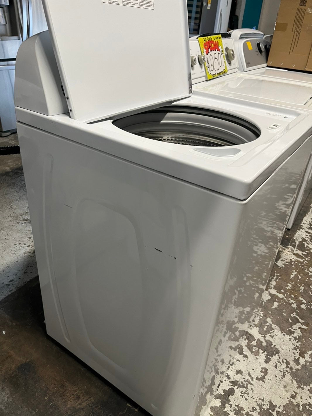 Kenmore Top load washer machine side x side large capacity Stainless steel Drum w agitator 27" Refurbished #WMQ12B