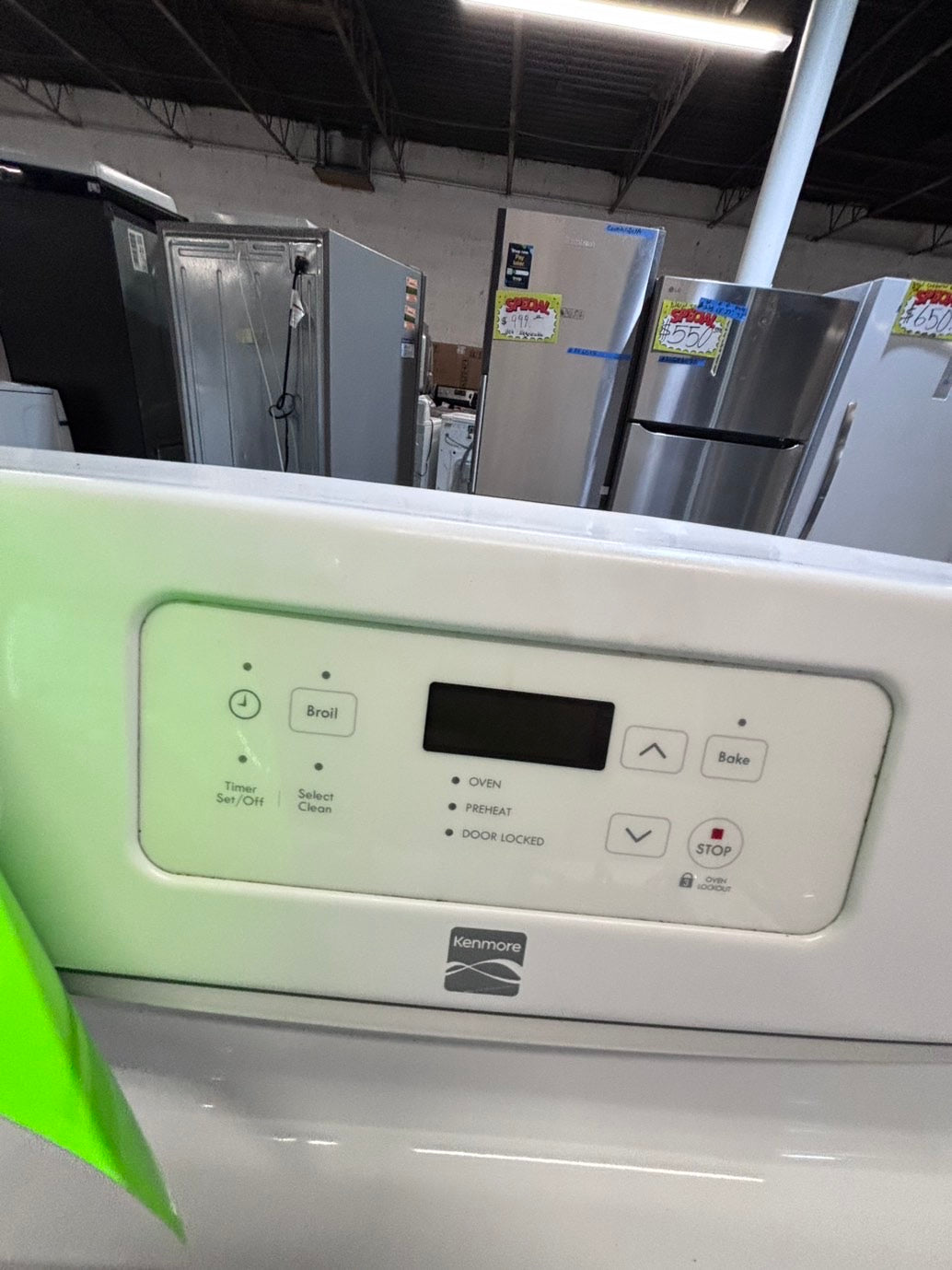 >*SALE🔥Kenmore Gas range 4 burner bake broil Hi/Lo self clean in white used-Refurbished 30” #G17A2B