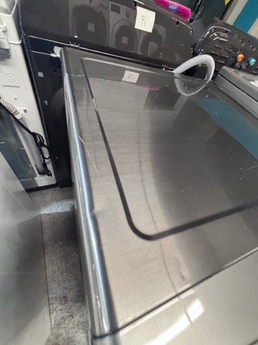 >*special price 🔥🚀Samsung gray front load washer large capacity stackable or side by side 27” in used-Refurbished #SPYE3WB