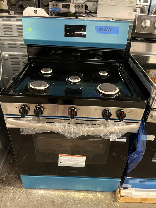 = Scratch & Dent Frigidaire Gas Range 5 burner in Stainless Steel bake broil 30” #ERF577B