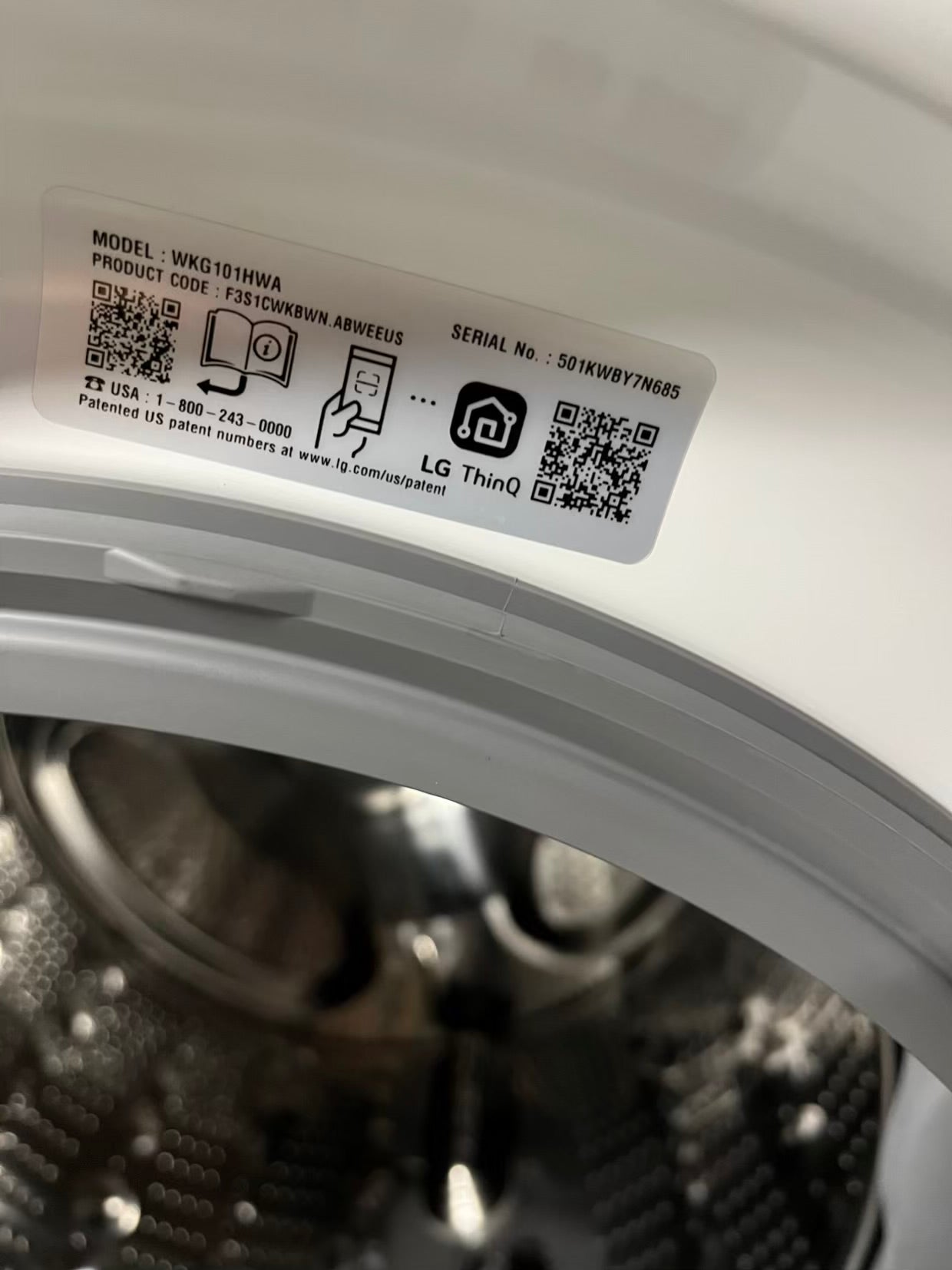 Open box 📦 | Scratch & Dent LG ThinQ WashTower Single Unit Front Load Washer 4.5 Cubic Feet AND Gas Dryer 7.4 Cubic Feet 27" in #WD629JB