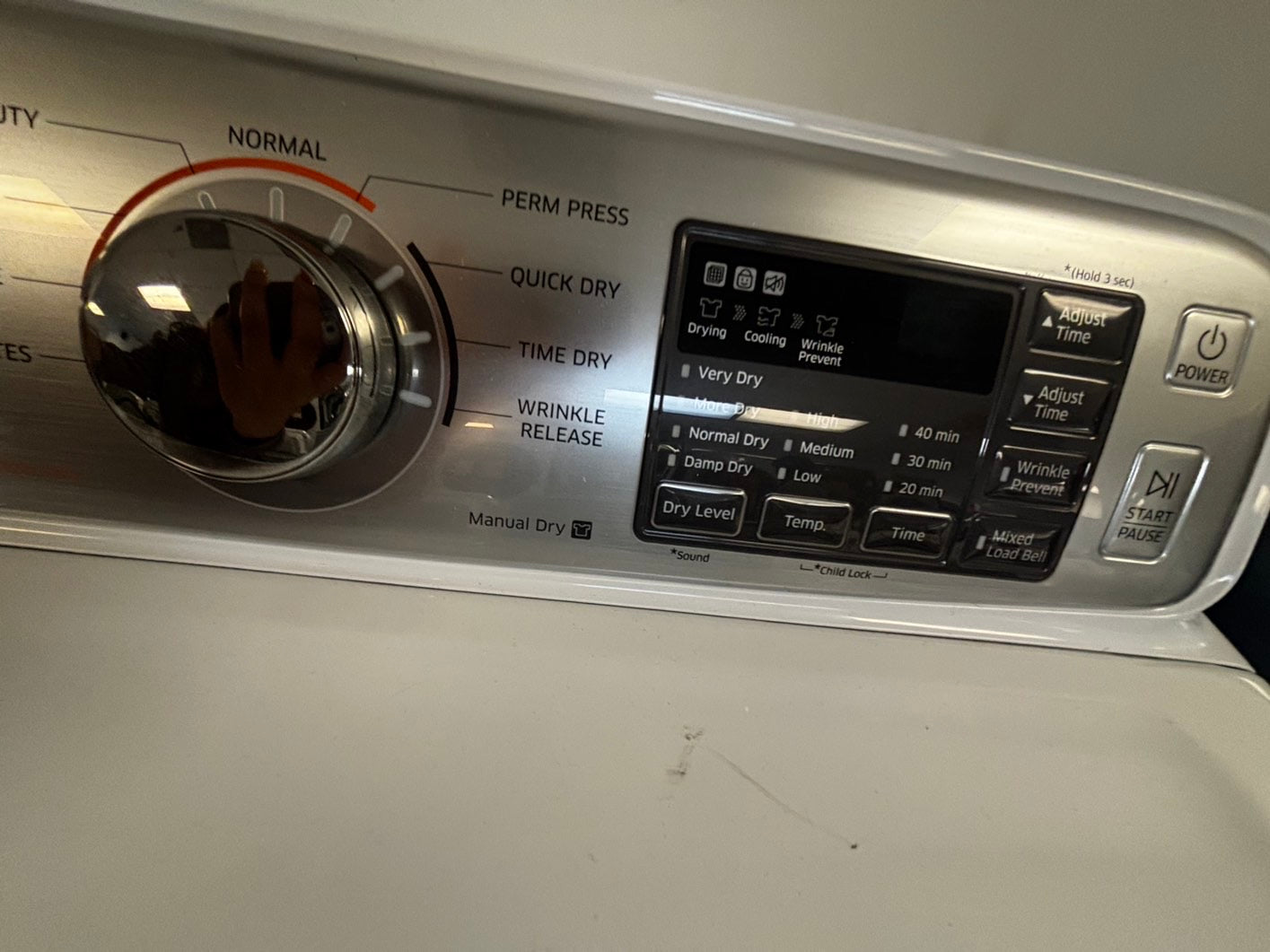 -Samsung electric dryer side by side large capacity 27" Refurbished -used #ED779PL