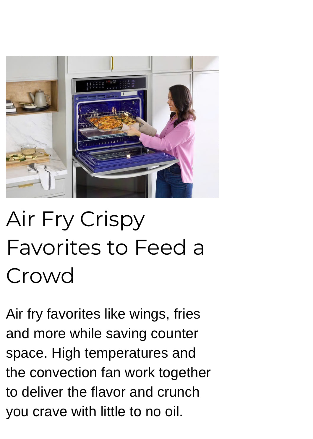- Open Box 📦 | scratch & dent LG 9.4 cu. ft. Smart Double Wall Oven with InstaView®, True Convection, Air Fry, and Steam Sous Vide Go to  Model #WDEP9427F