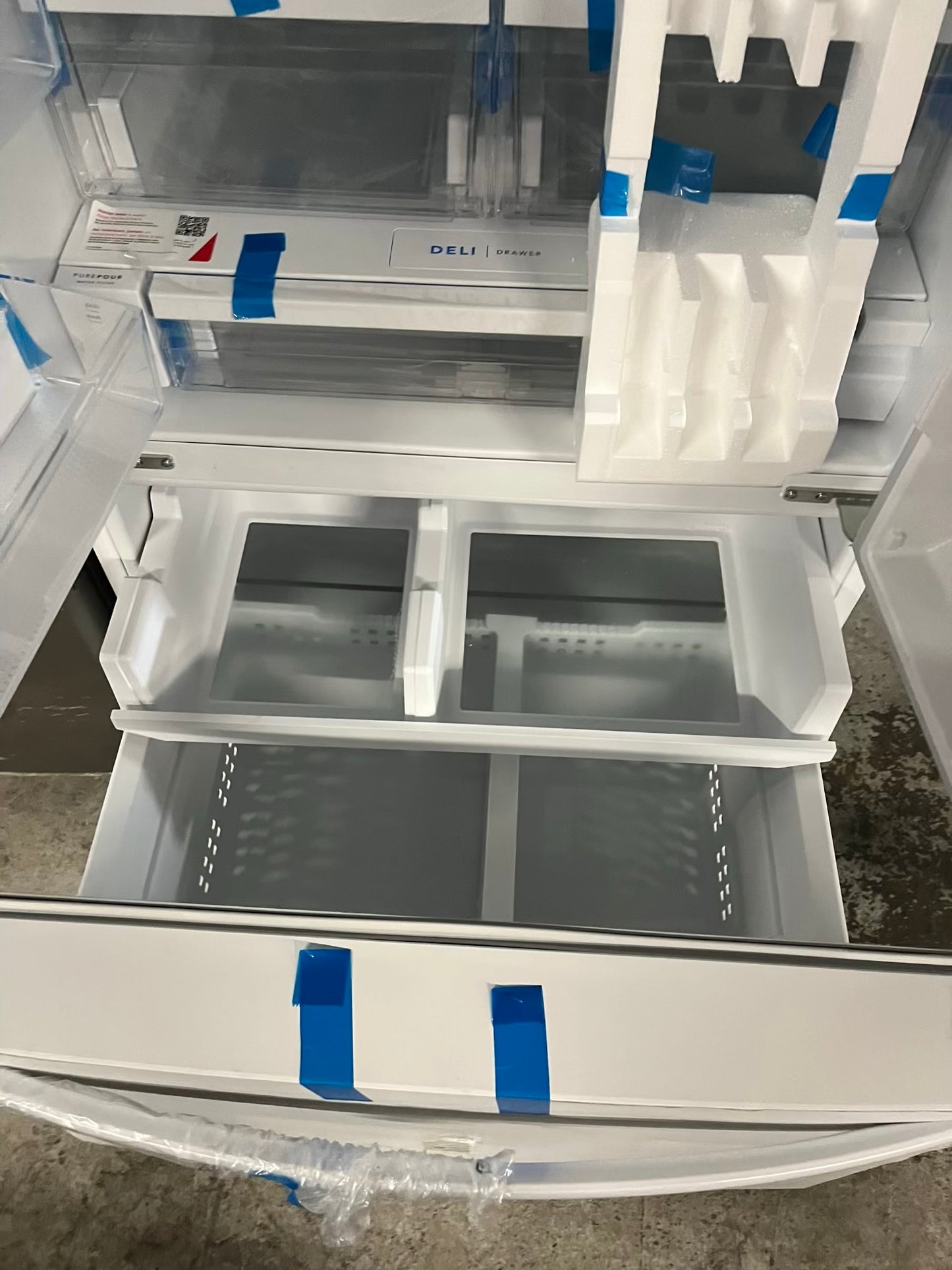 Open Box 📦 | scratch & dent Frigidaire French door refrigerator w/ice water dispenser in white 36" #RF504DB