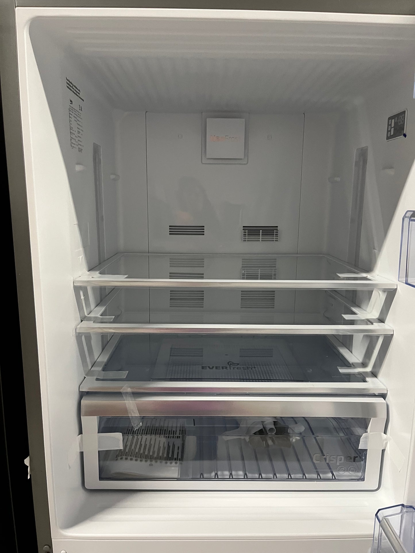 Open Box 📦 Bloomberg Bottom freezer Refrigerator stainless steel w/ice maker Item number #RF636VB-TR 29” in