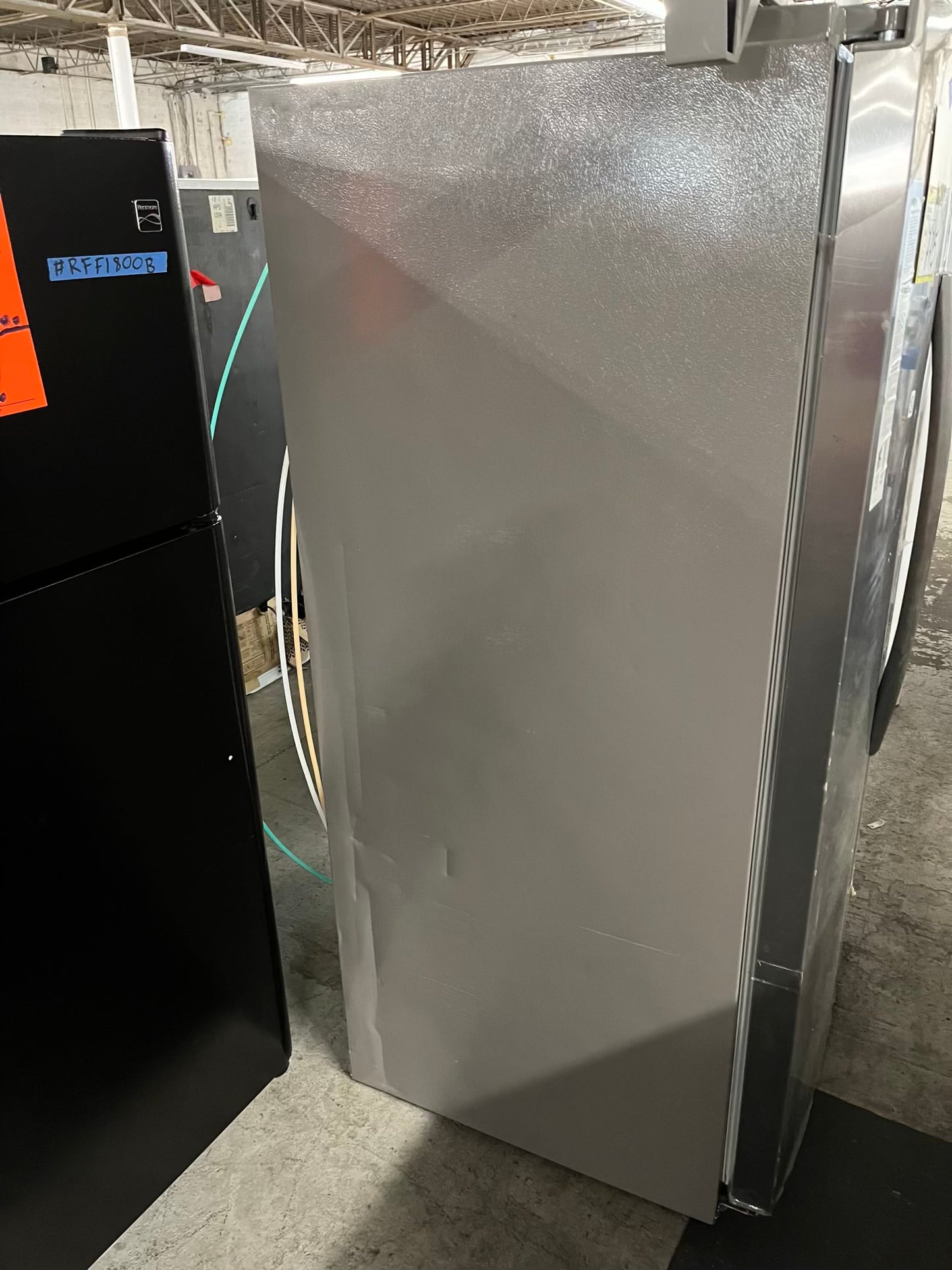 Open Box 📦 | scratch & dent Frigidaire side x side refrigerator w/ice water dispenser inside stainless steel 36" #RF505RB