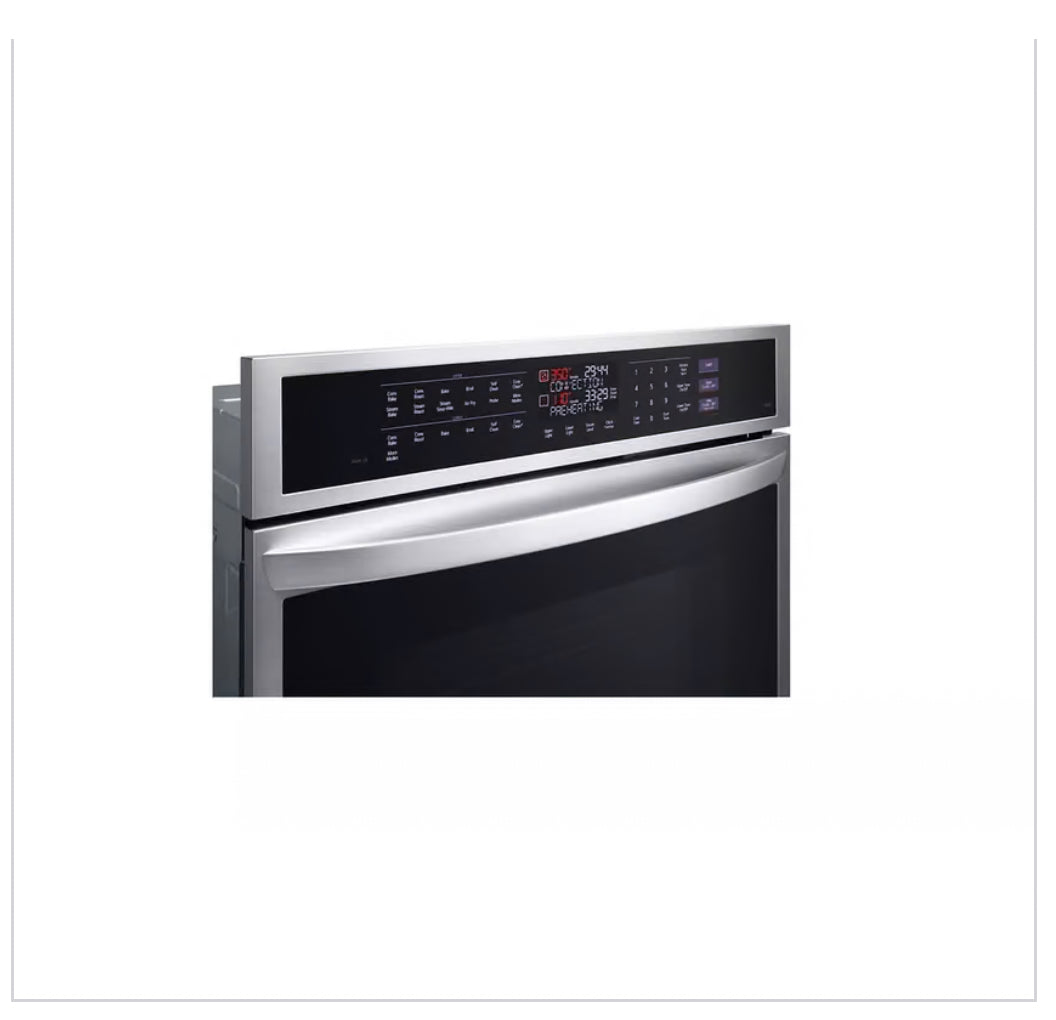 - Open Box 📦 | scratch & dent LG 9.4 cu. ft. Smart Double Wall Oven with InstaView®, True Convection, Air Fry, and Steam Sous Vide Go to  Model #WDEP9427F