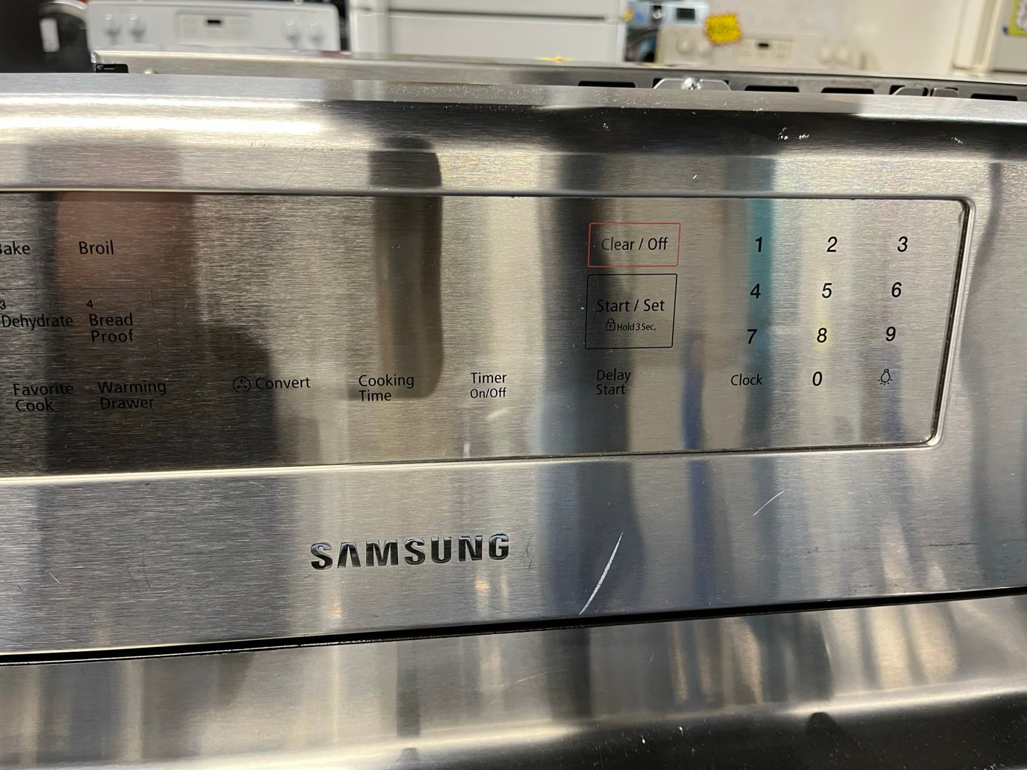 Samsung Gas range 5 burner convection roast  bake broil dehydrate self clean stainless steel 30” Refurbished 30" #GR297BB