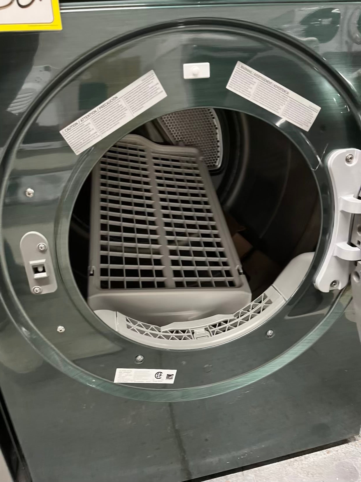 Open Box Samsung Smart things Dryer electric 220v front load stackable stainless steel drum large capacity 27" #ED349KB