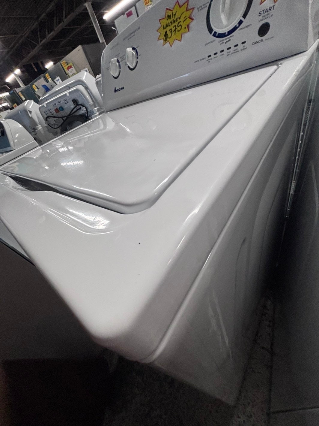 >Amana Top load washing machine large capacity w agitator 27" used-Refurbished #WPAKB