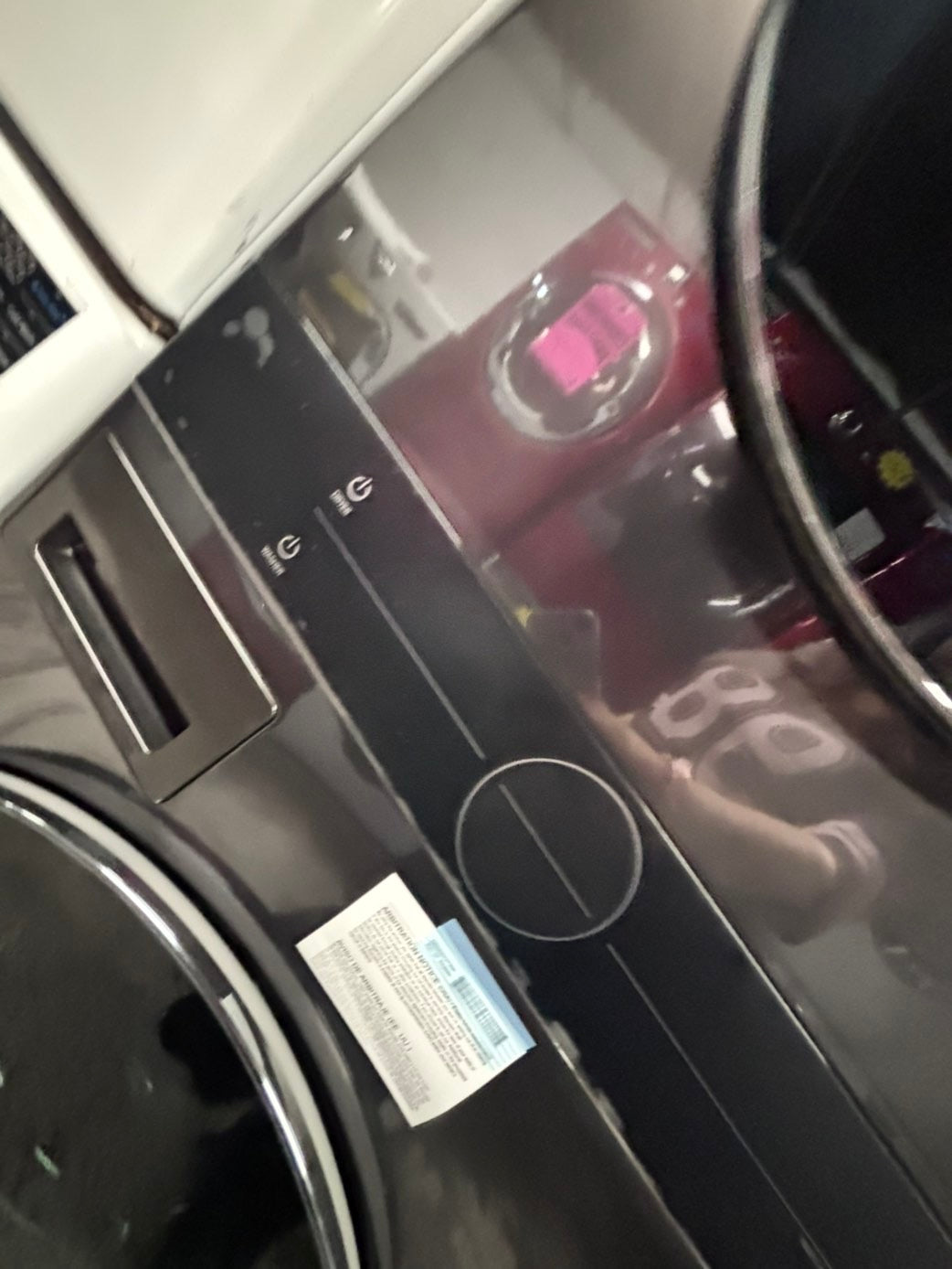 >*New Open Box 📦 LG electric 27” wash-tower (washer & dryer) large capacity one unit staked GRAY #LGGWTWR27L