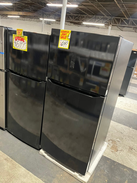 =Open box 📦 New S/d LG 30 in. W 20 cu. ft. Top Freezer Refrigerator w/ Multi-Air Flow and Reversible Door in Black, ENERGY STAR #RFMT34B